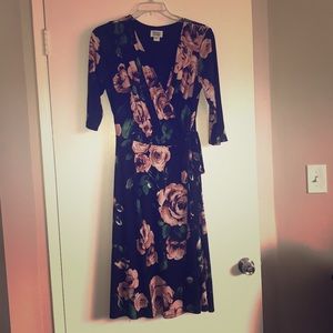 Unique Vintage Rose Wrap Dress 2X